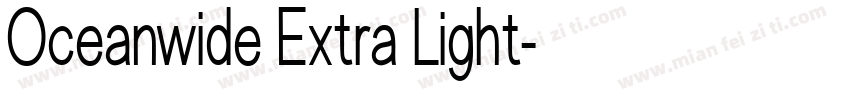 Oceanwide Extra Light字体转换
